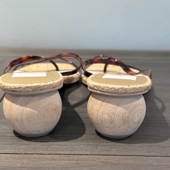 dolce vita Tortoise and Raffia Heeled Sandal - Picture 4 of 5